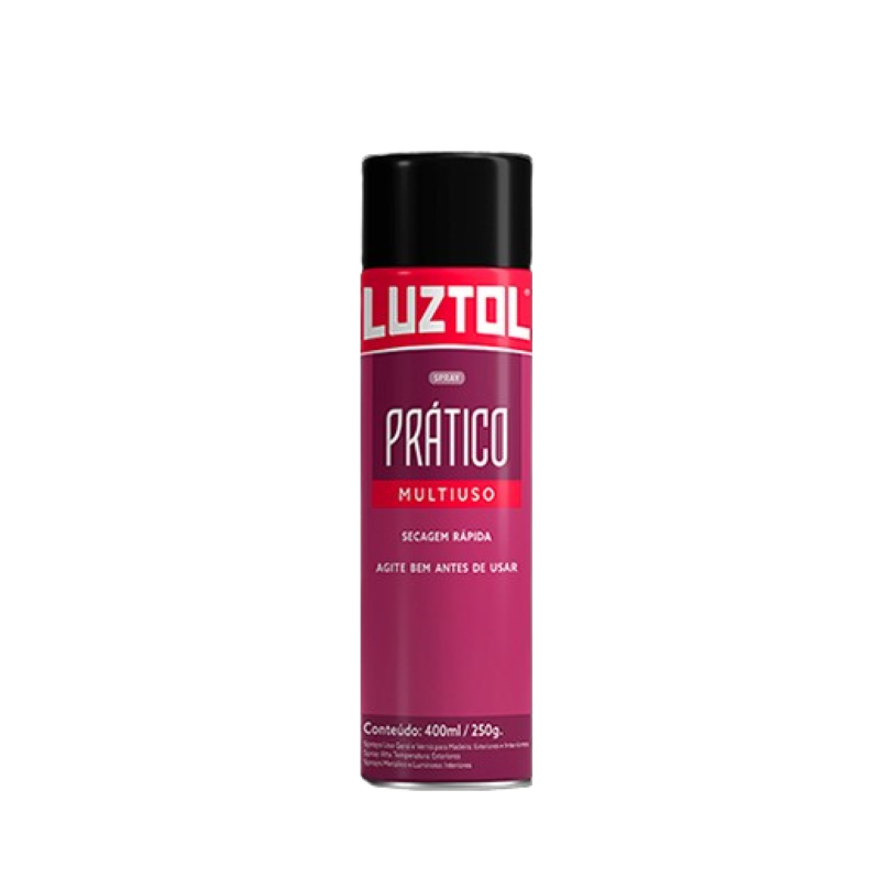 Tinta Spray Preto Fosco Luztol