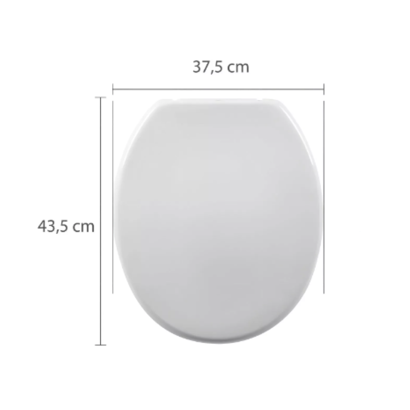 Tampa Assento Vaso Sanitário Branco Soft Astra